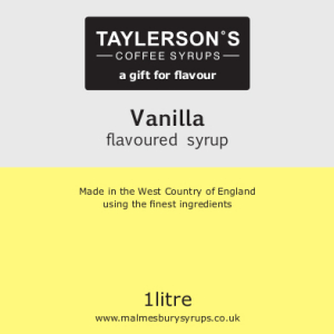 Taylersons Vanilla Flavoured Coffee Syrup