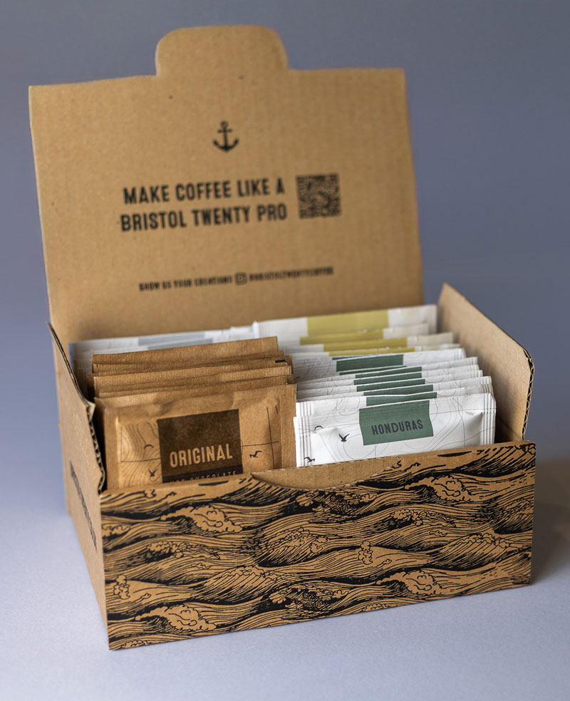 Bristol Twenty Coffee In-Room Sachet Selection from Bristol Twenty